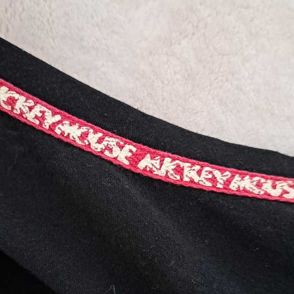 Disney Black Tee with Gold and Red Mickey Design - Picture 3 of 4
